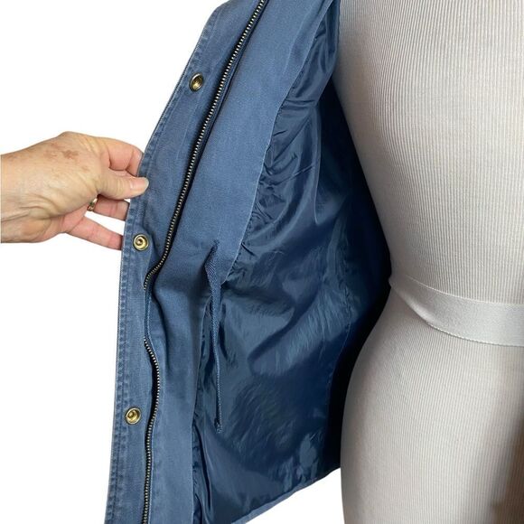 TopShop 6 “Wilbert “ parka blue zipper plus snaps ,pockets
Hooded - Picture 5 of 11